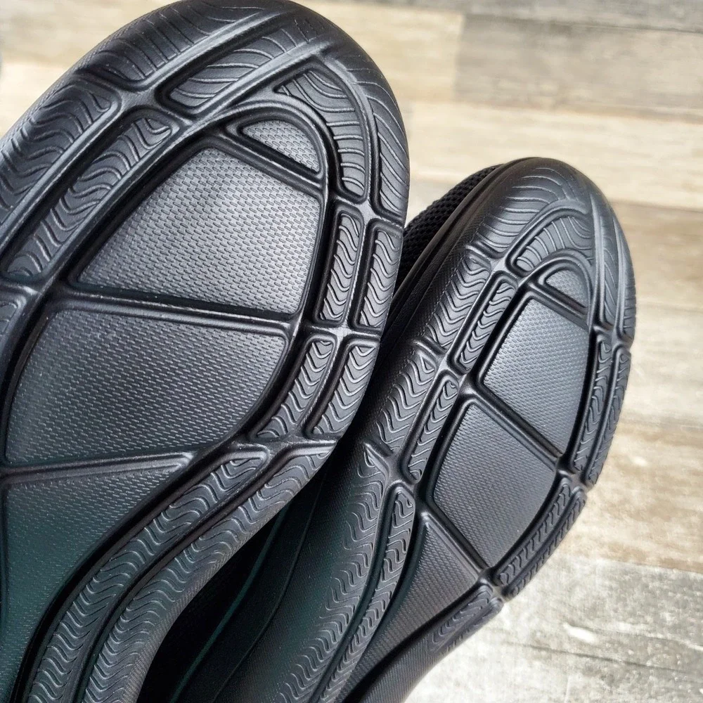 SKECHERS On The Go Radiant Bonnie Womens Loafers Sz 9 Black Slip On Round Toe